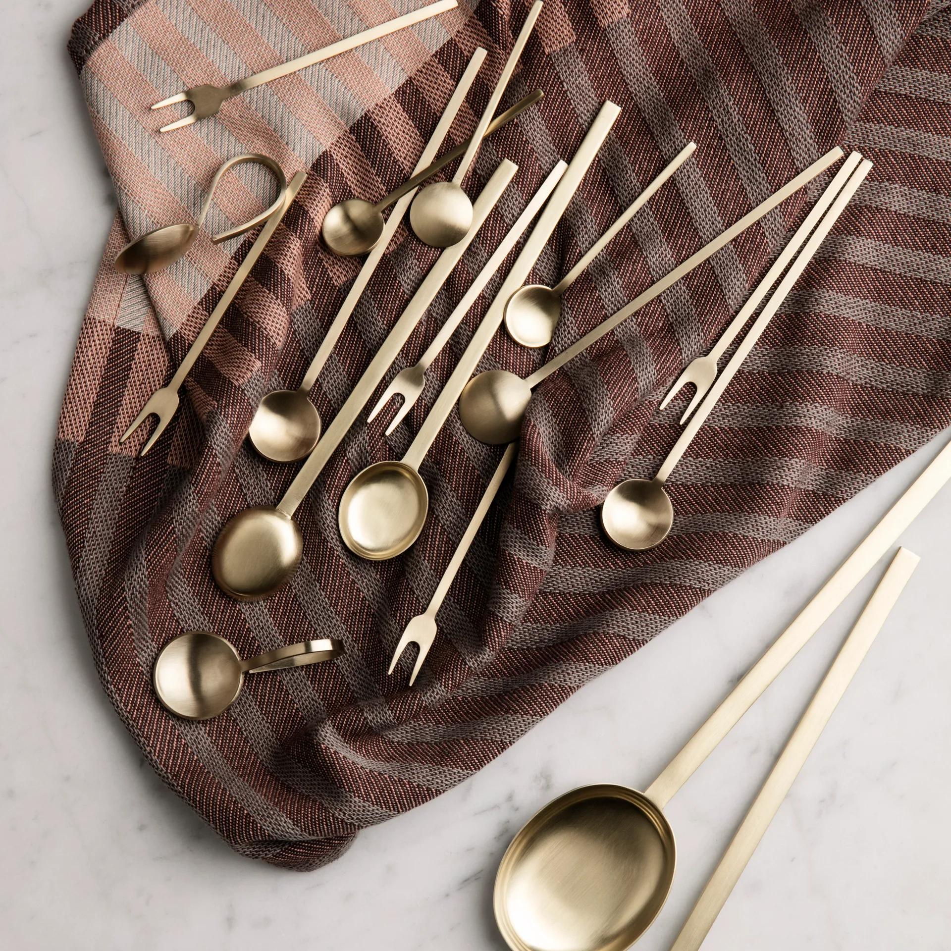 Cuillère en laiton, 7,5 cm Ferm Living