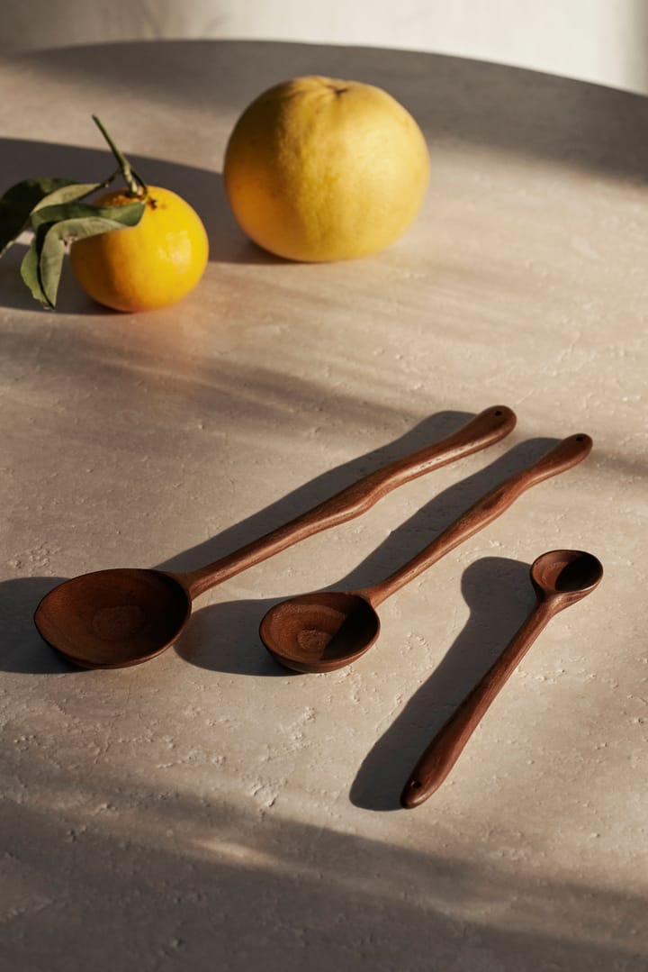 Cuillère Meander bois de frêne, 25 cm Ferm Living
