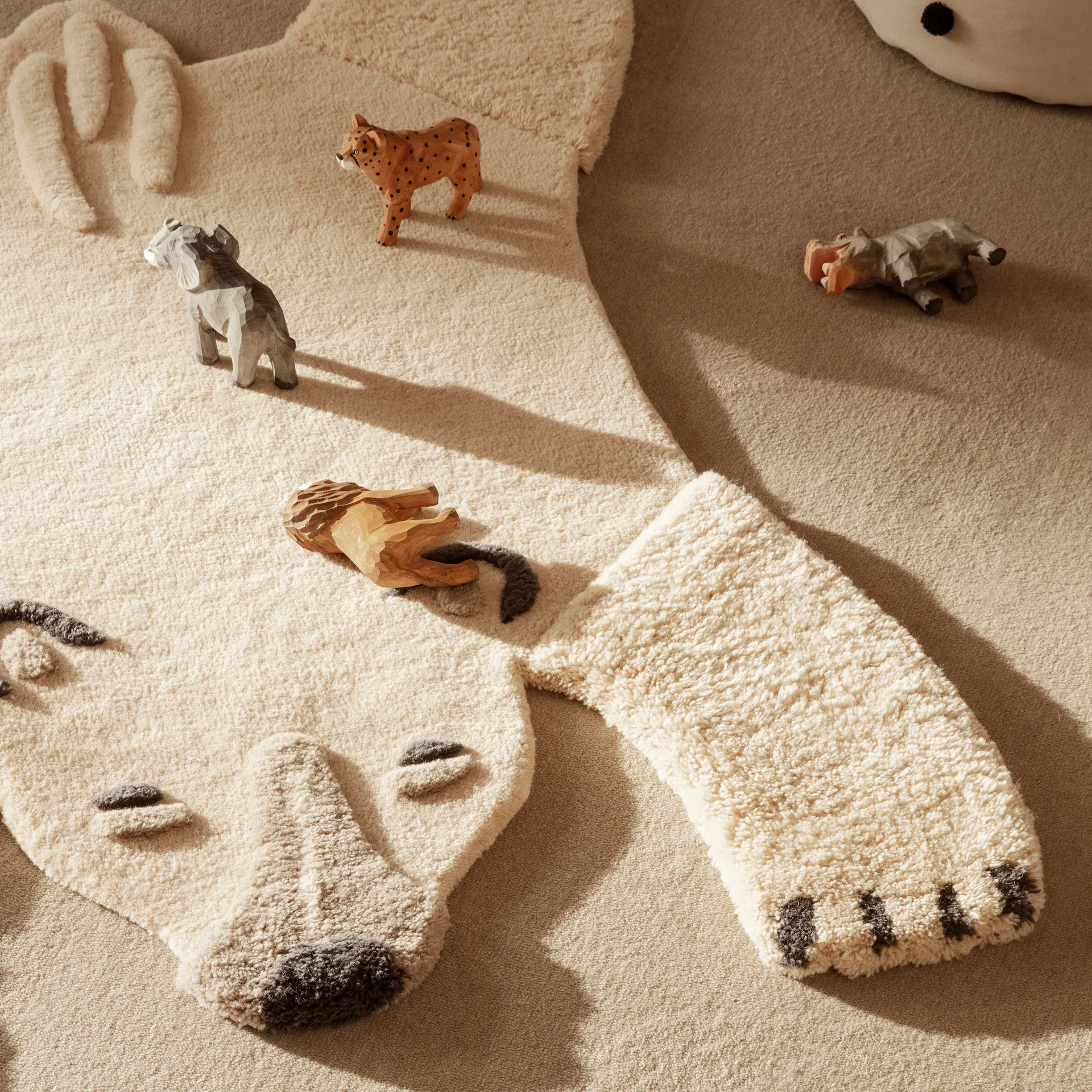 Décoration Animal en bois, Cheetah Ferm Living