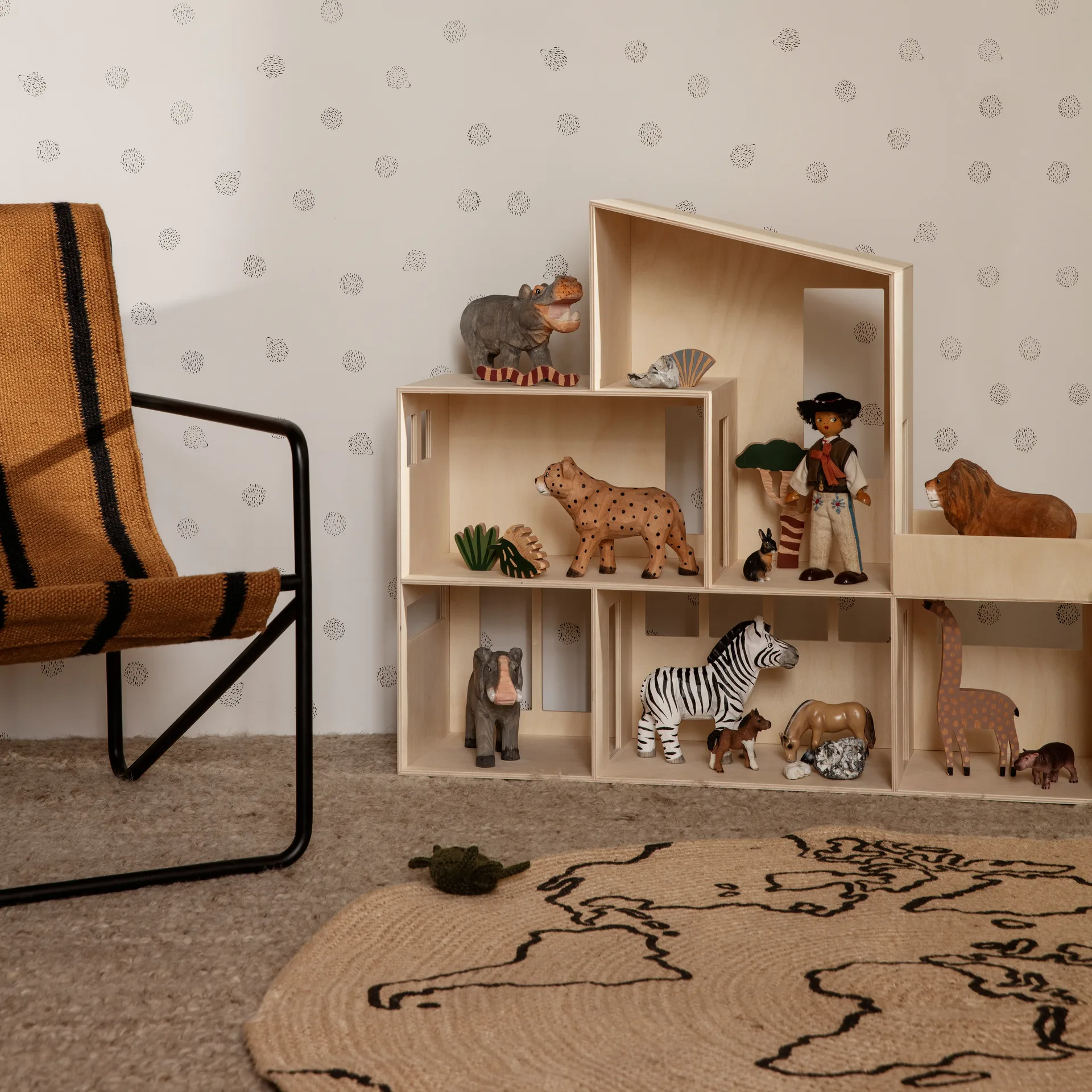 Décoration Animal en bois, Elephant Ferm Living