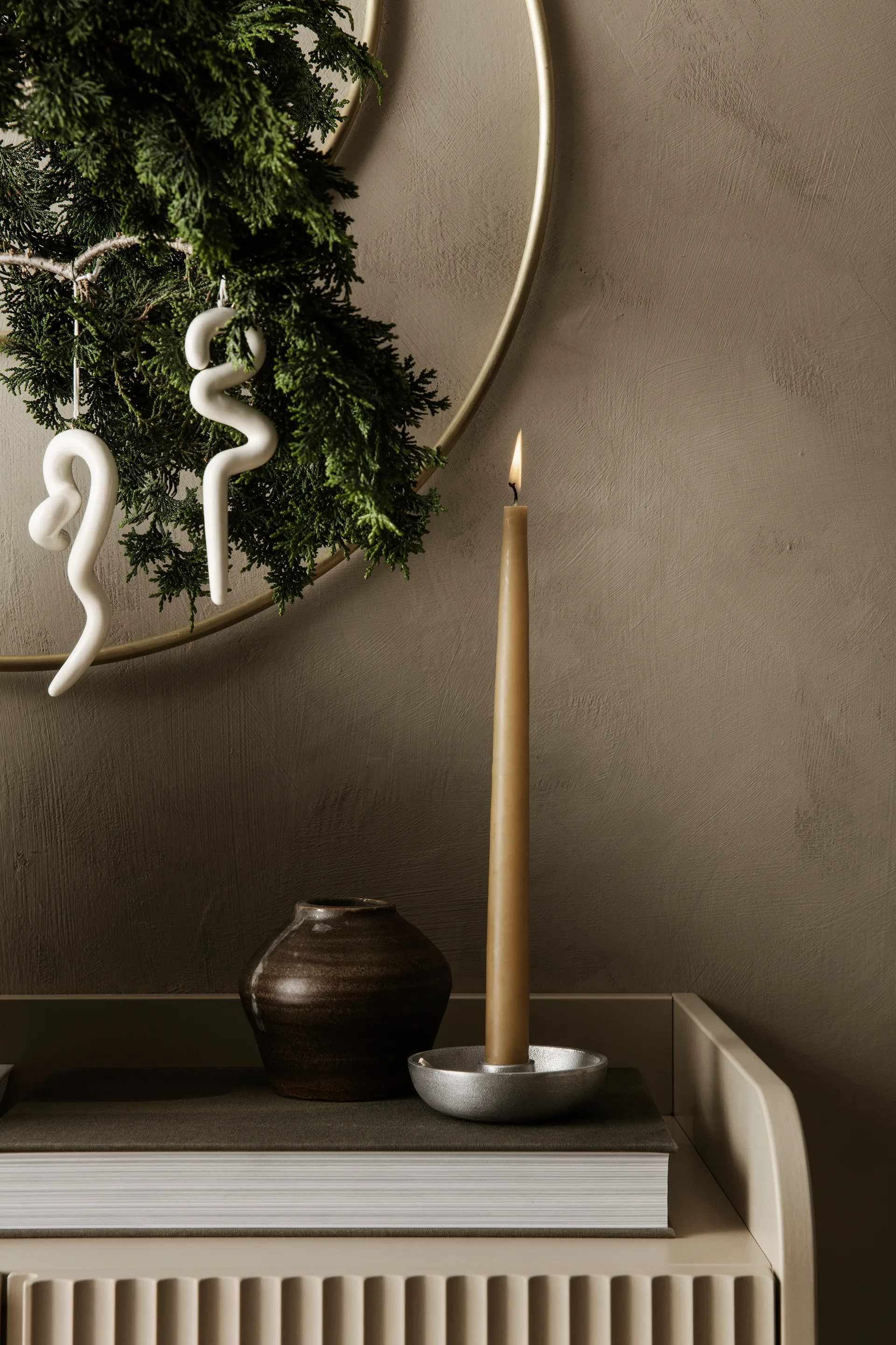 Décoration de Noël Doodle 14,5 cm Lot de 2, Off-white Ferm Living