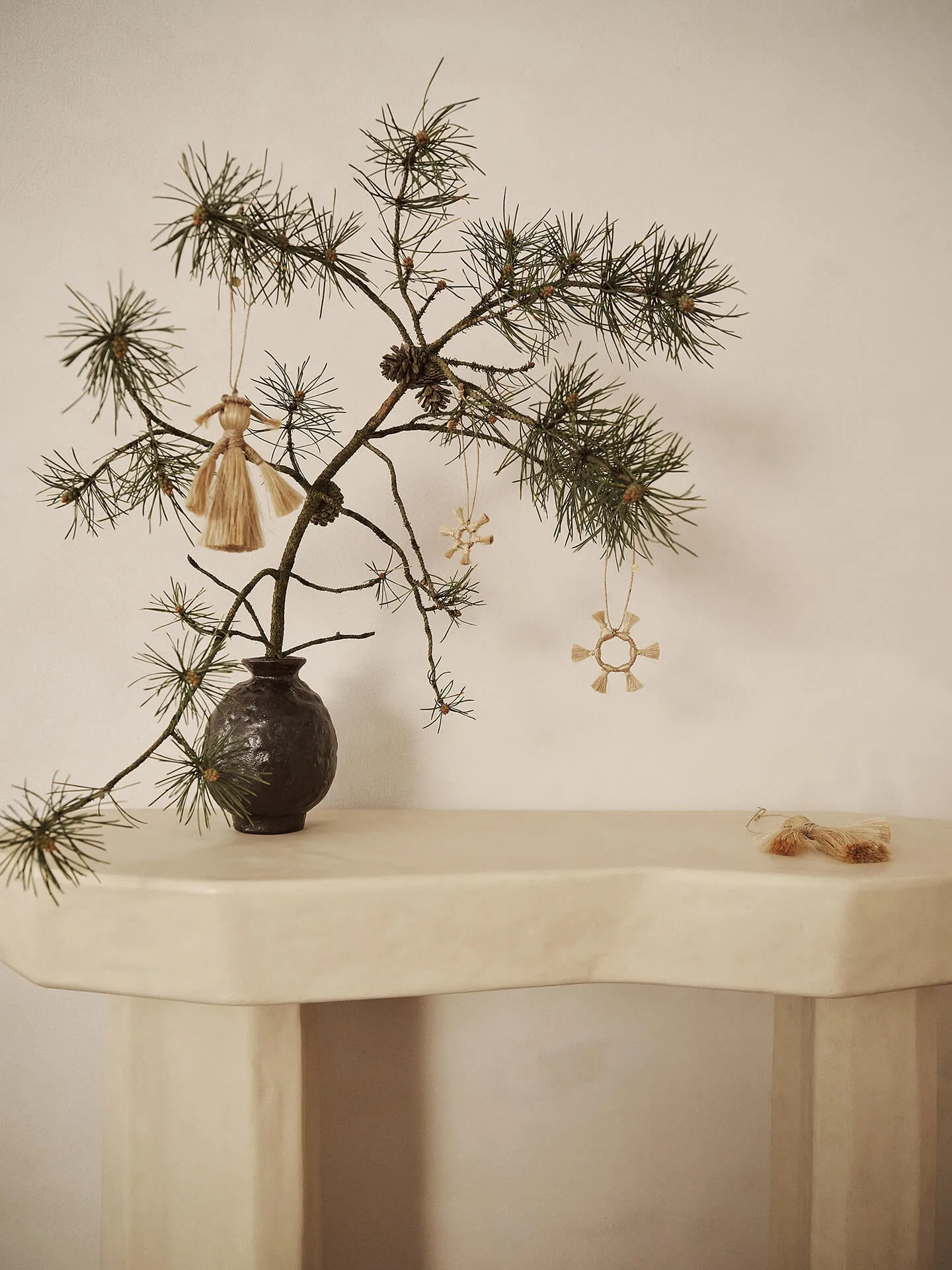 Décoration de Noël Ferm Living Jute Stars 3 Pièces, Natural Ferm Living