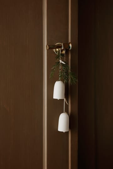 Décoration de Noël horloge Bell Ø4 cm Lot de 2  - Off-white - Ferm Living