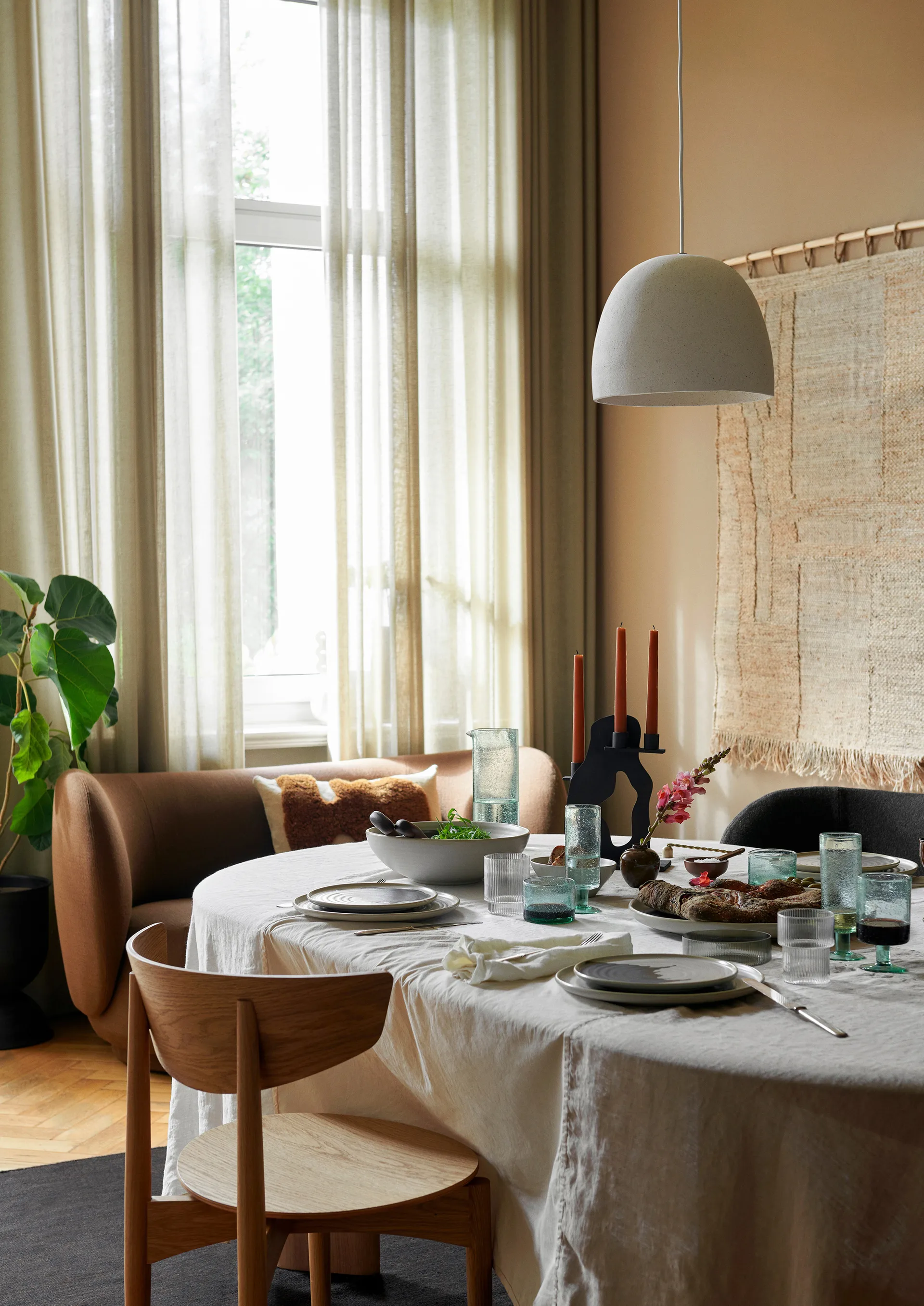 Décoration murale Harvest 100x165 cm, Naturel Ferm Living