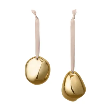 Décoration suspendue Bellure 7 cm, 2 pièces - Finition laiton - Ferm Living