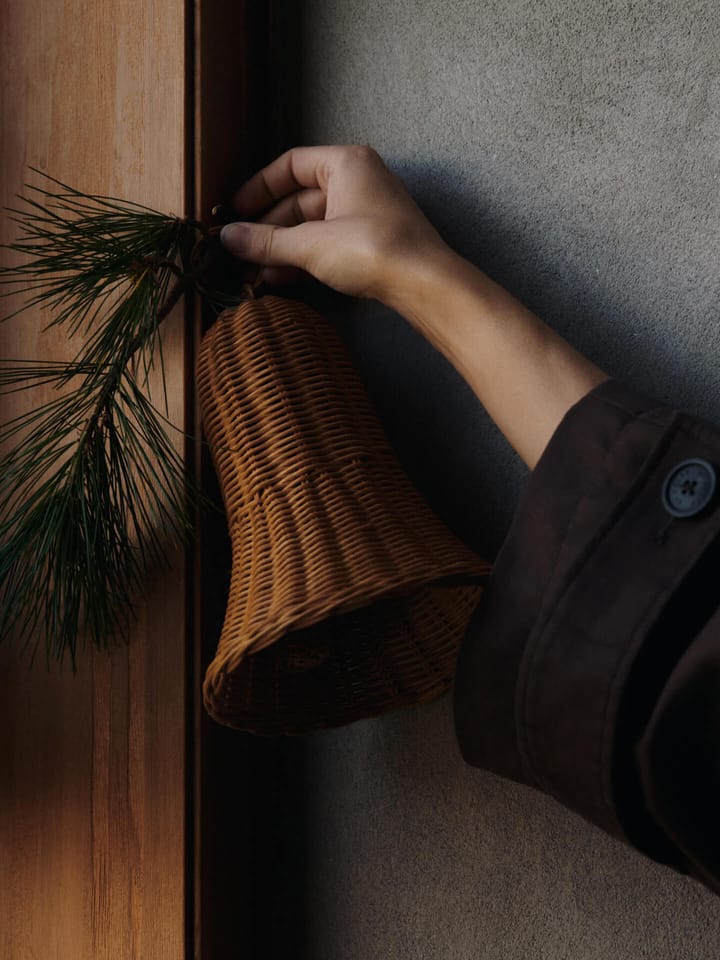Décoration suspendue Braided bells 20 cm, 2 pièces, Natural Ferm Living