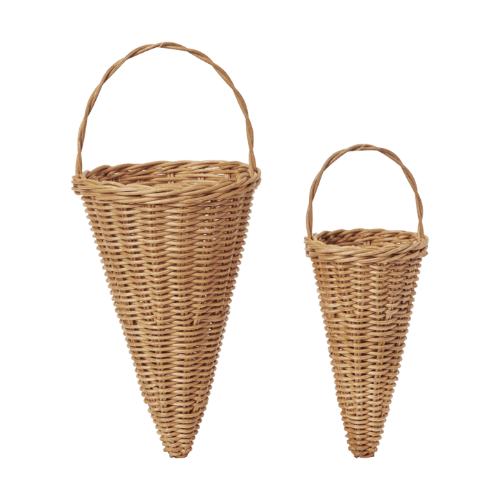 Décoration suspendue Braided cones 18 cm - Natural - Ferm Living