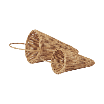 Décoration suspendue Braided cones 18 cm - Natural - Ferm Living
