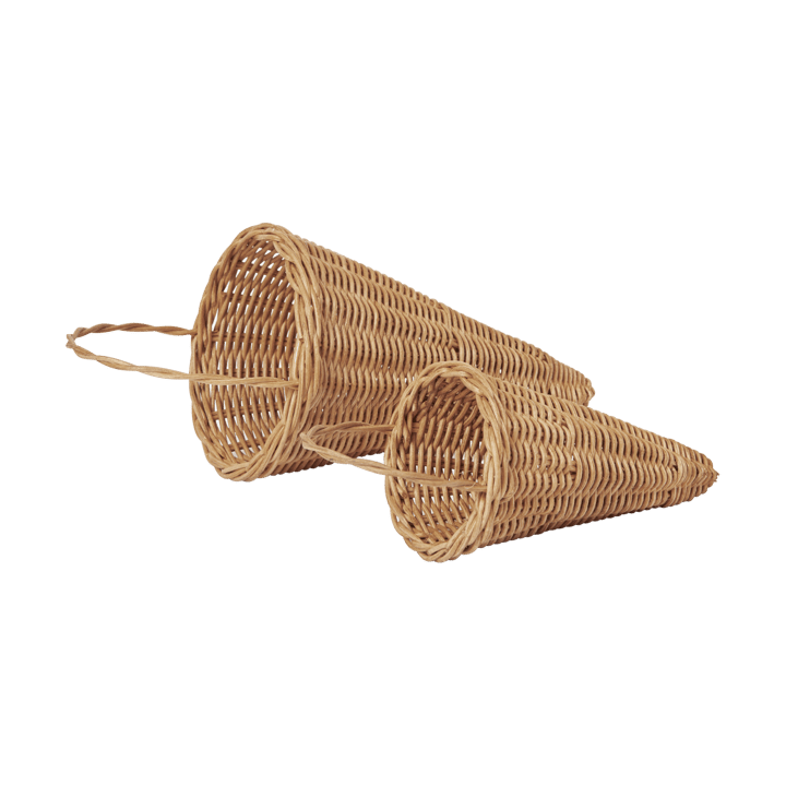 Décoration suspendue Braided cones 18 cm, Natural Ferm Living