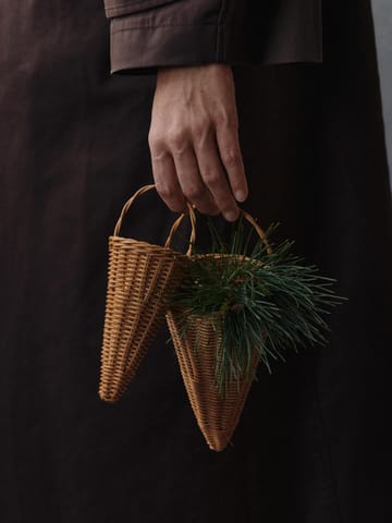 Décoration suspendue Braided cones 18 cm - Natural - Ferm Living