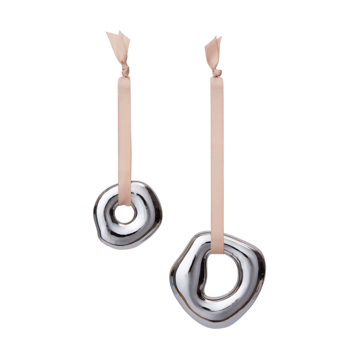 Décoration suspendue Orrith, 2 pièces - Argent - Ferm Living