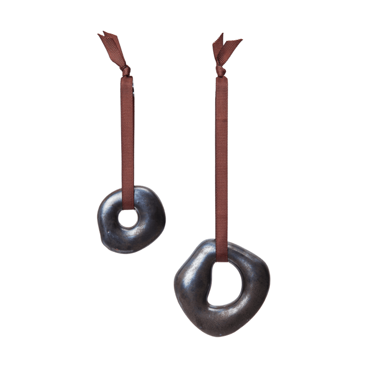 Décoration suspendue Orrith, 2 pièces - Rustic Bronze - Ferm Living