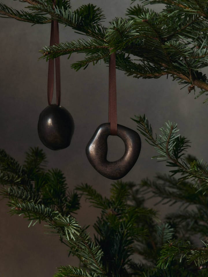 Décoration suspendue Orrith, 2 pièces, Rustic Bronze Ferm Living