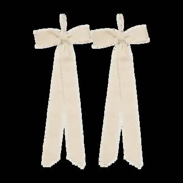 Décoration suspendue small Bow 15x40 cm, 2 pièces - Natural - Ferm Living