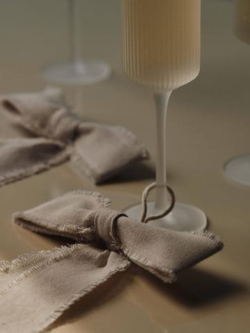 Décoration suspendue small Bow 15x40 cm, 2 pièces - Natural - Ferm Living