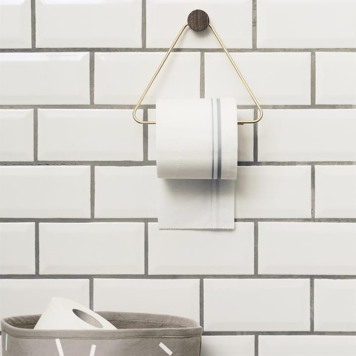 Dérouleur de papier toilette Brass, laiton Ferm Living