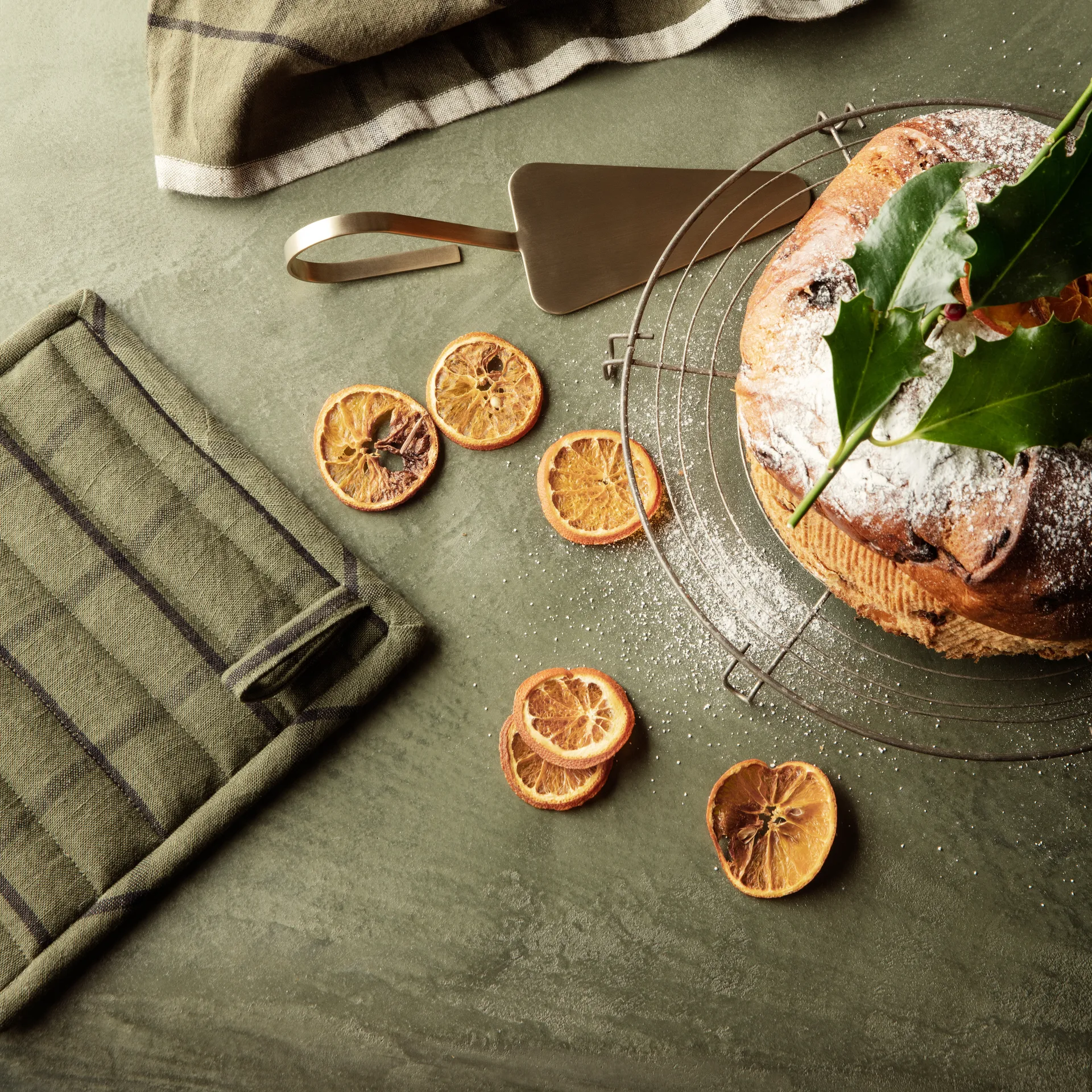Dessous de plat Hale Lot de 2, Vert-noir Ferm Living