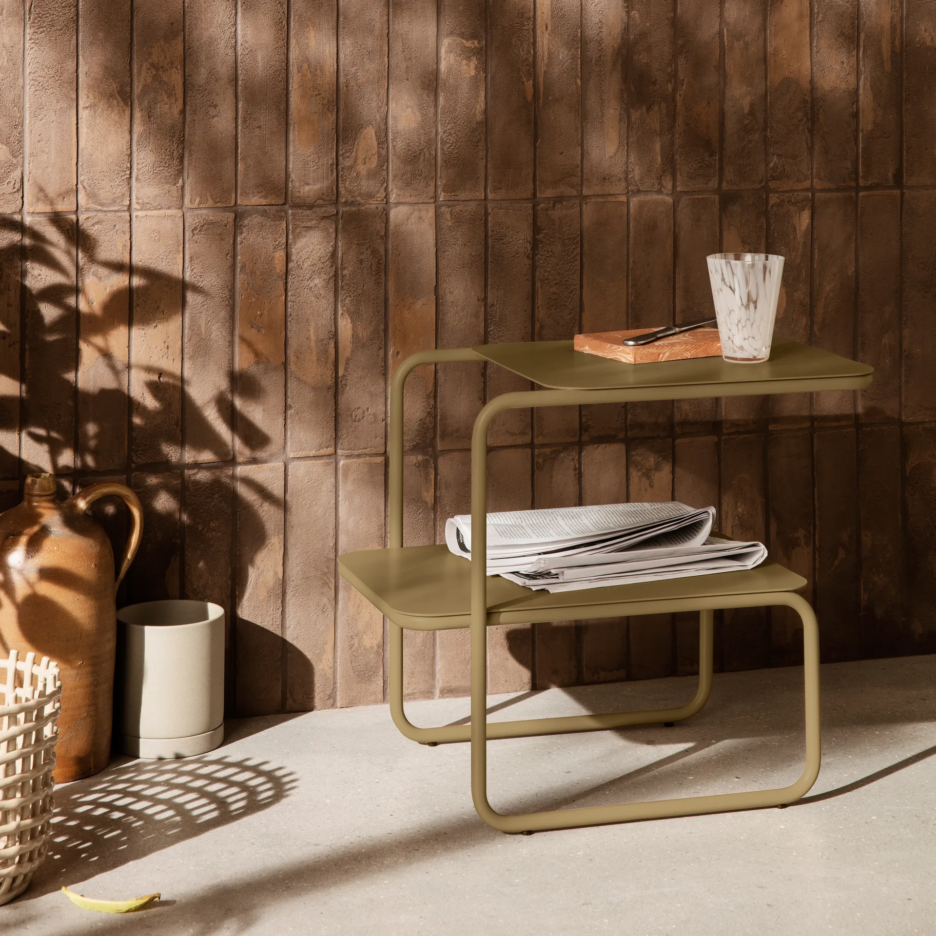 Dessous de plat Merge céramique, Terracotta Ferm Living