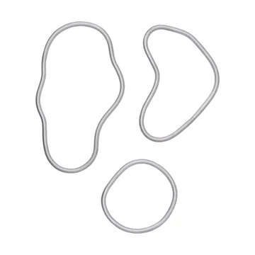 Dessous de plat Pond 3 pièces - Aluminium - Ferm Living