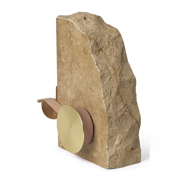 Dévidoir de ruban adhésif Klint 11,6x17 cm, Beige travertin Ferm Living