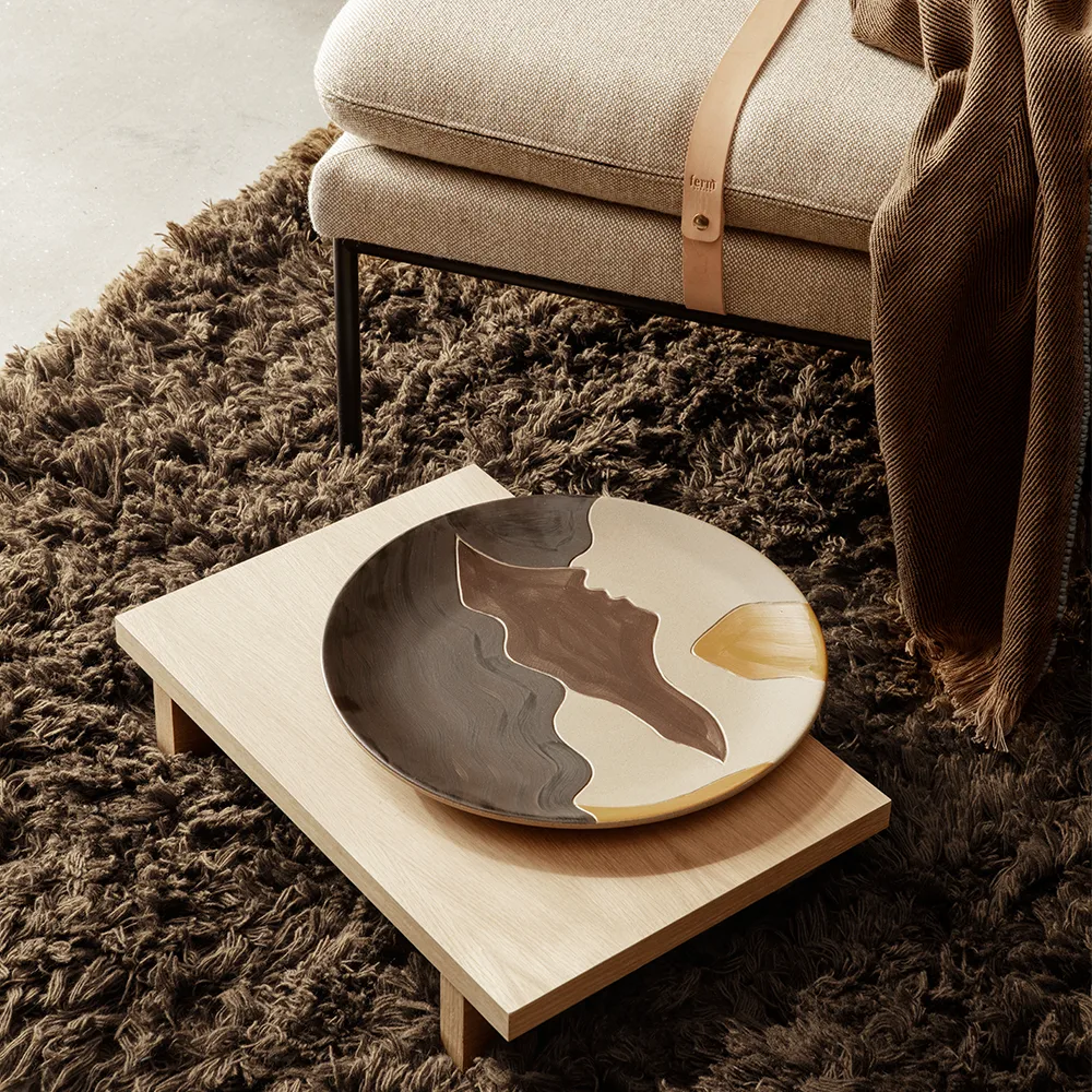 display table Table d'appoint Kona, oak natural veneer Ferm Living