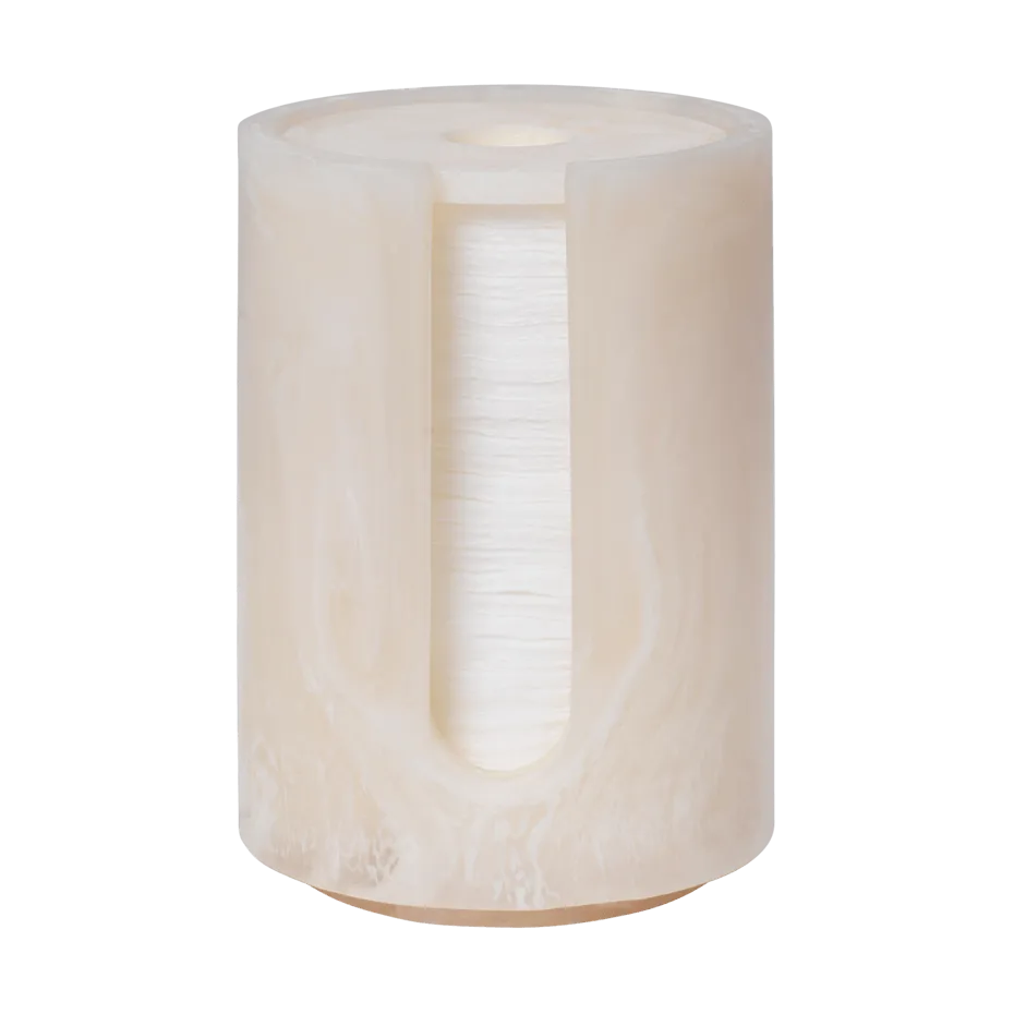 Distributeur de cotons Mist Ø8x11,8 cm, Pearl Ferm Living