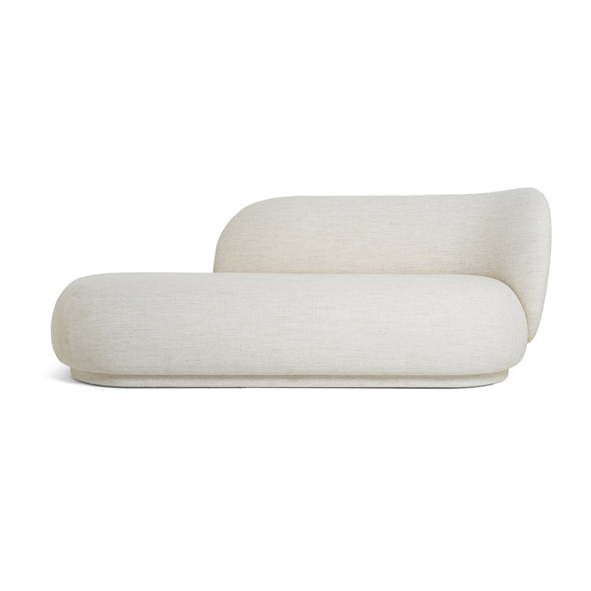 Ferm Living Divan Rico bouclé droite Blanc cassé | Design Scandinave | Sofas | Blanc