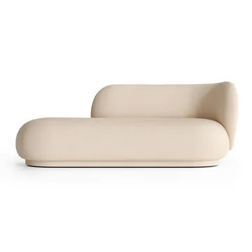 Divan Rico droit - Brossé blanc cassé - Ferm Living