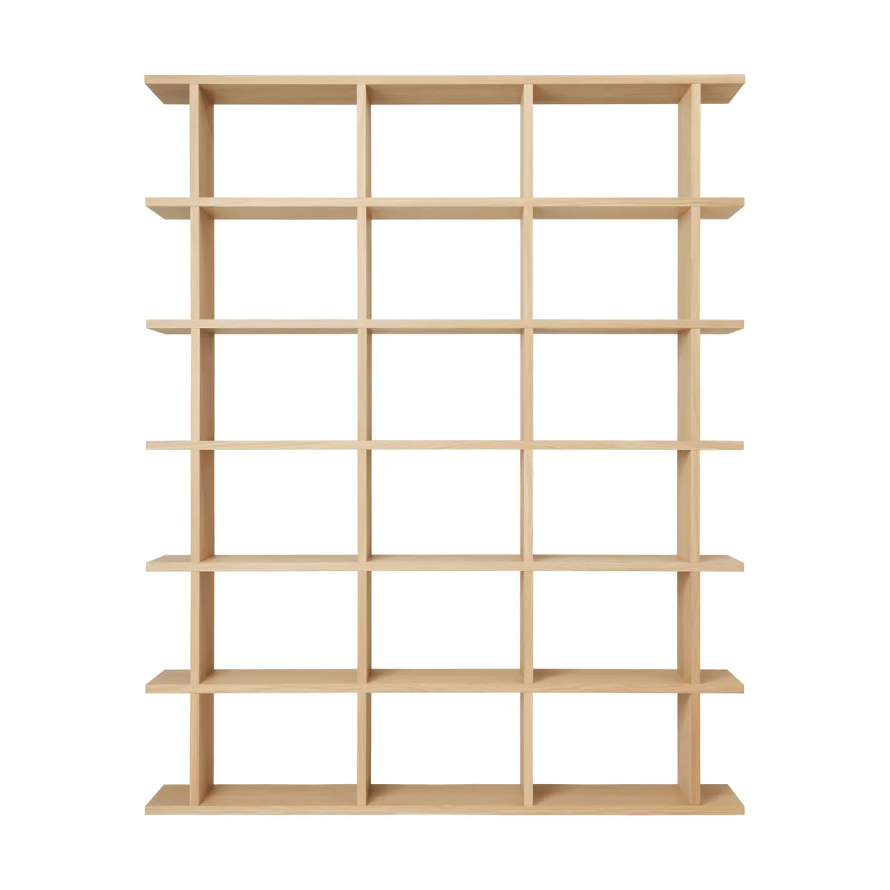Ferm Living Étagère à livres Kona 3x6 Natural | Design Scandinave | Étagères & systèmes de rayonnage | Beige