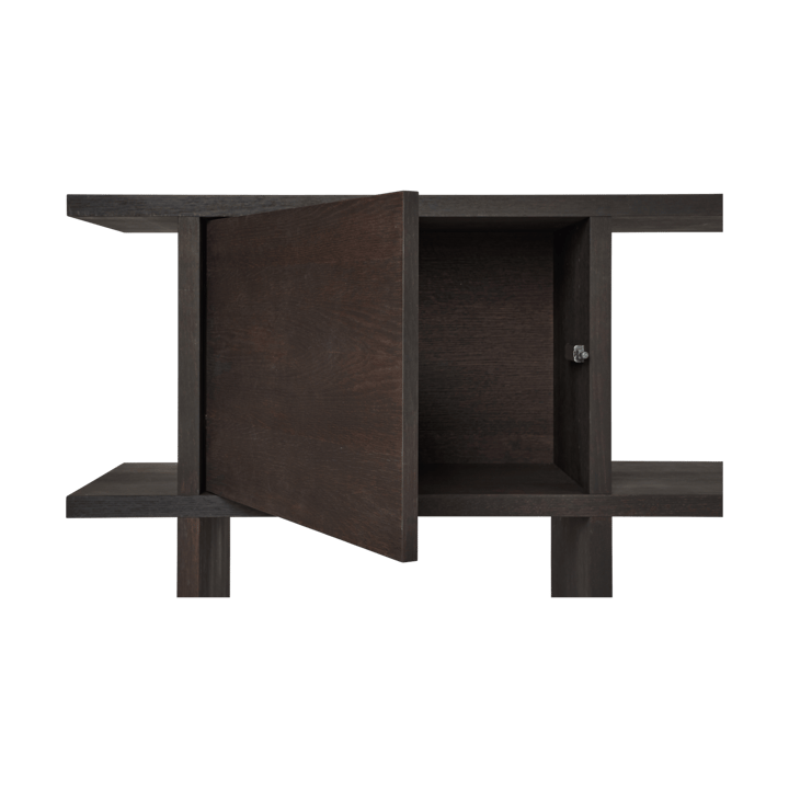 Étagère à livres Kona insert d'armoire, Dark Stained Ferm Living