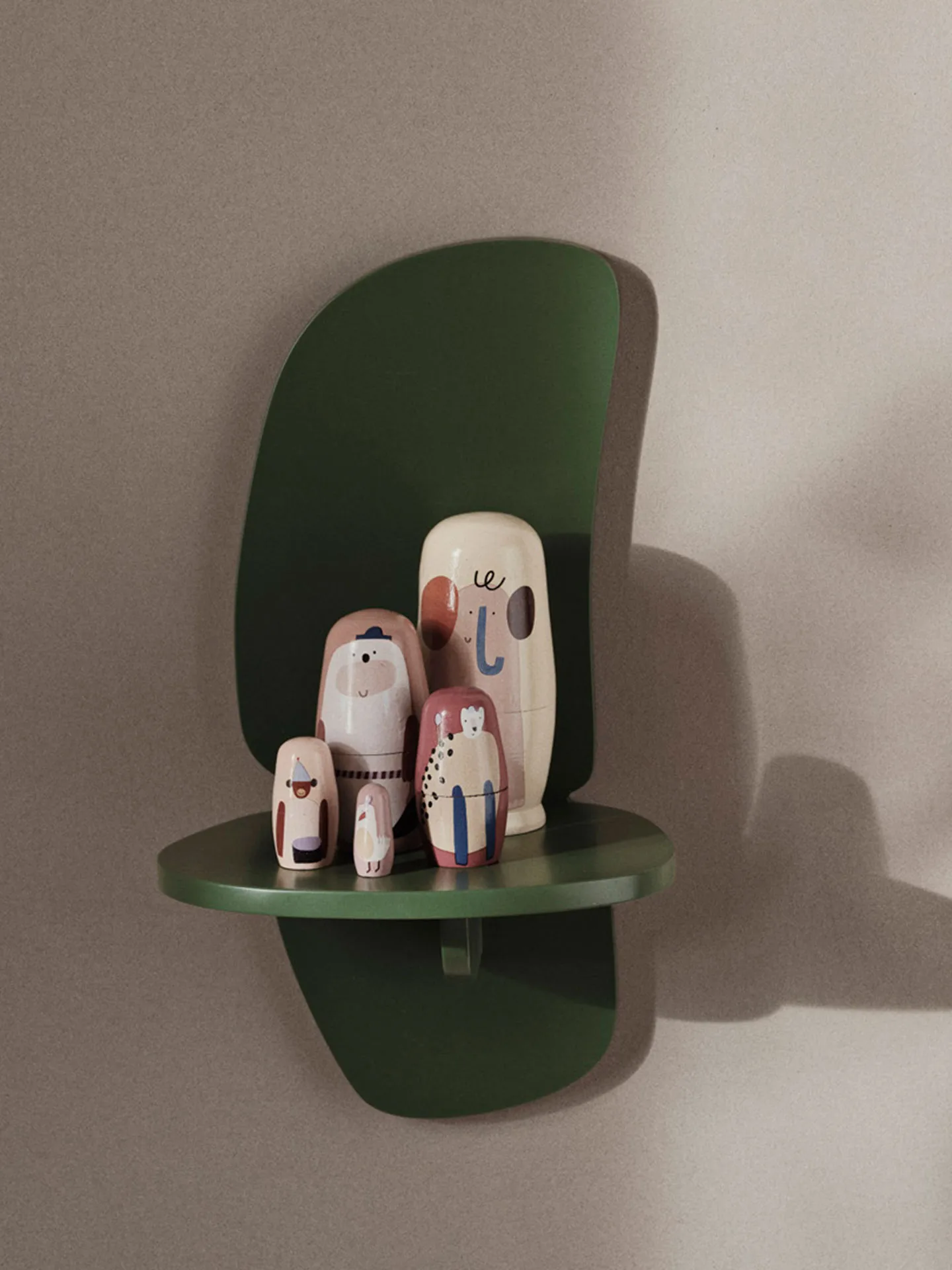 Étagère murale Pilu 40 cm, Verdant Green Ferm Living