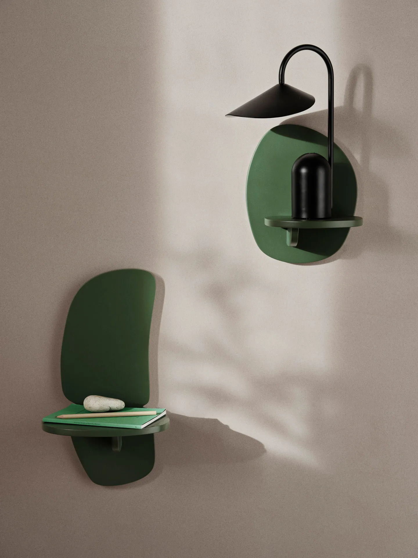 Étagère murale Pilu 40 cm, Verdant Green Ferm Living