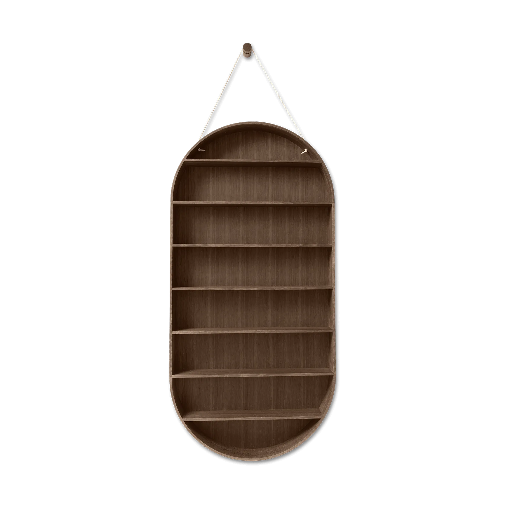 Ferm Living Etagère Oval Dorm Smoked oak