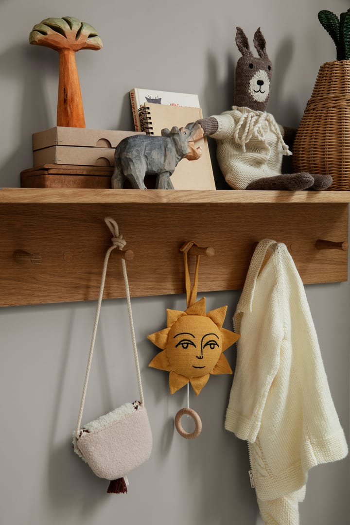 Étagère-patère à boutons Place Rack chêne, Large Ferm Living