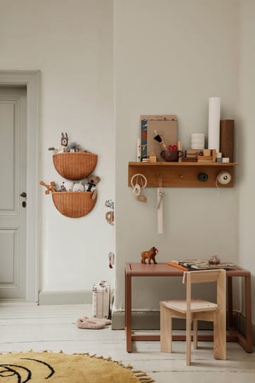 Étagère-patère à boutons Place Rack chêne - Medium - Ferm Living