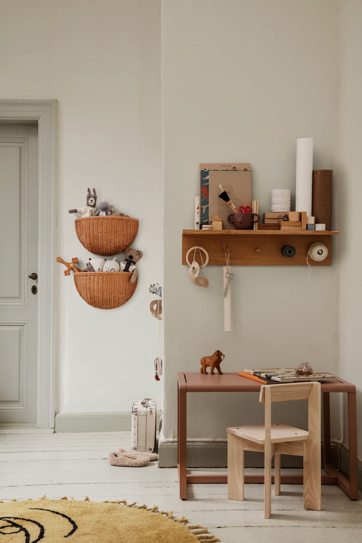 Étagère-patère à boutons Place Rack chêne - Medium - ferm LIVING