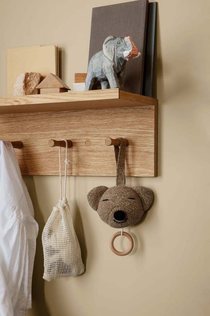 Étagère-patère à boutons Place Rack chêne, Medium Ferm Living