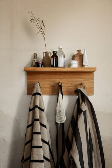 Étagère-patère à boutons Place Rack chêne - Small - Ferm Living
