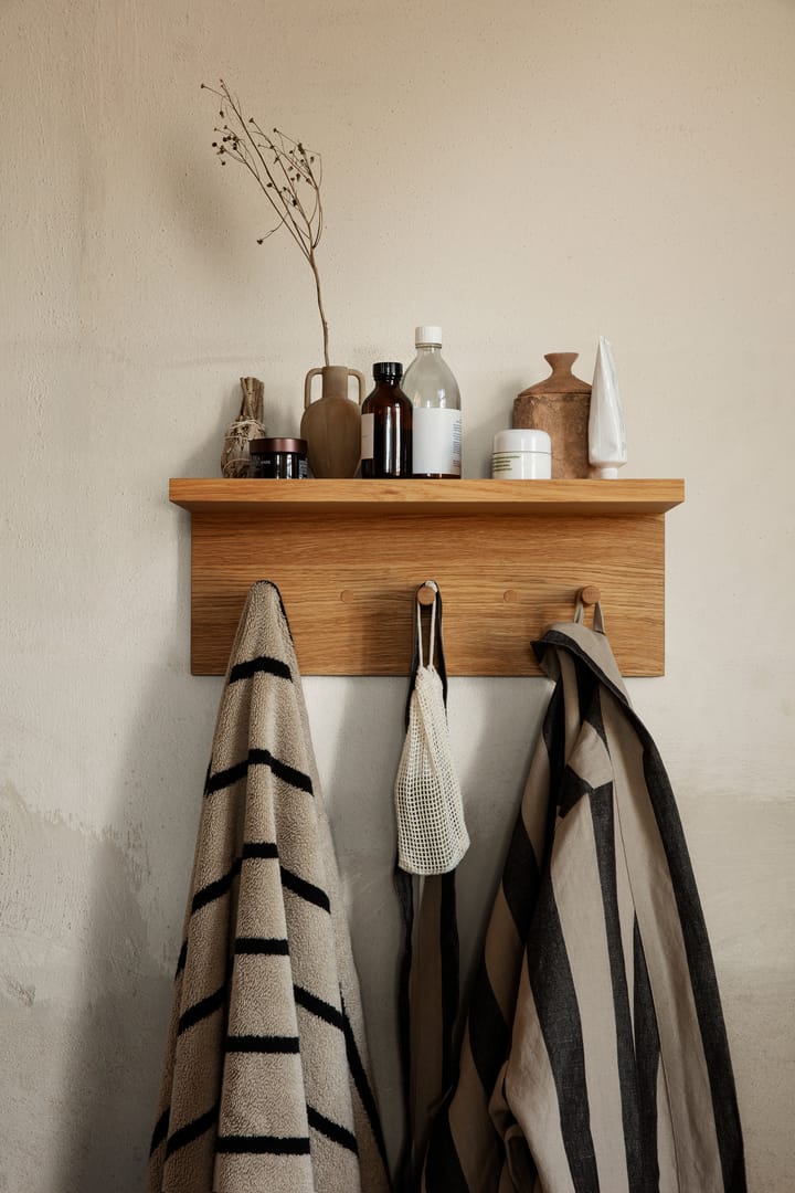 Étagère-patère à boutons Place Rack chêne, Small Ferm Living