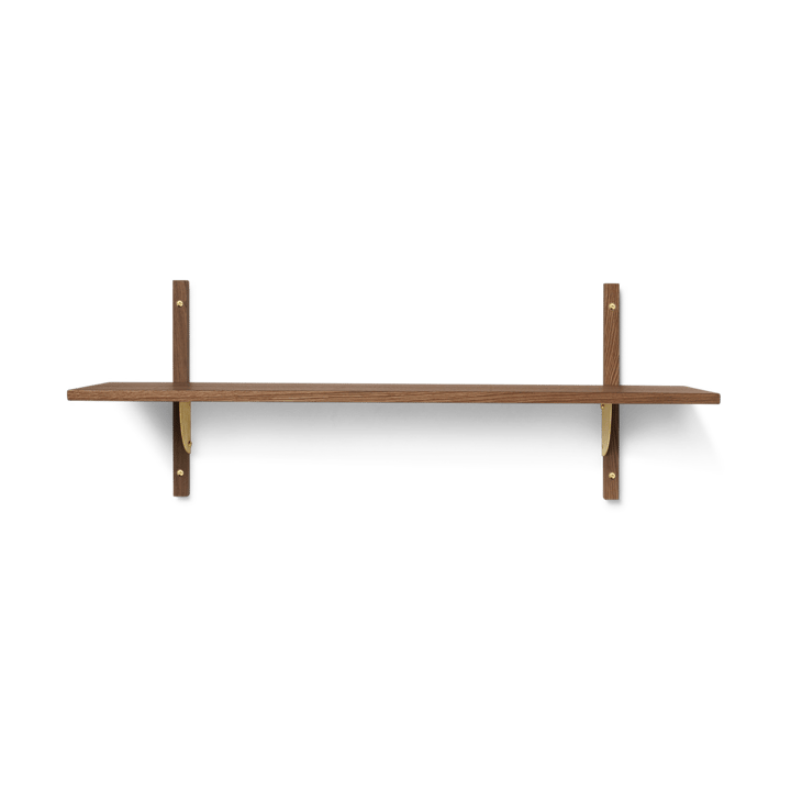 Étagère Sector L/S - Smoked Oak, brass - Ferm Living