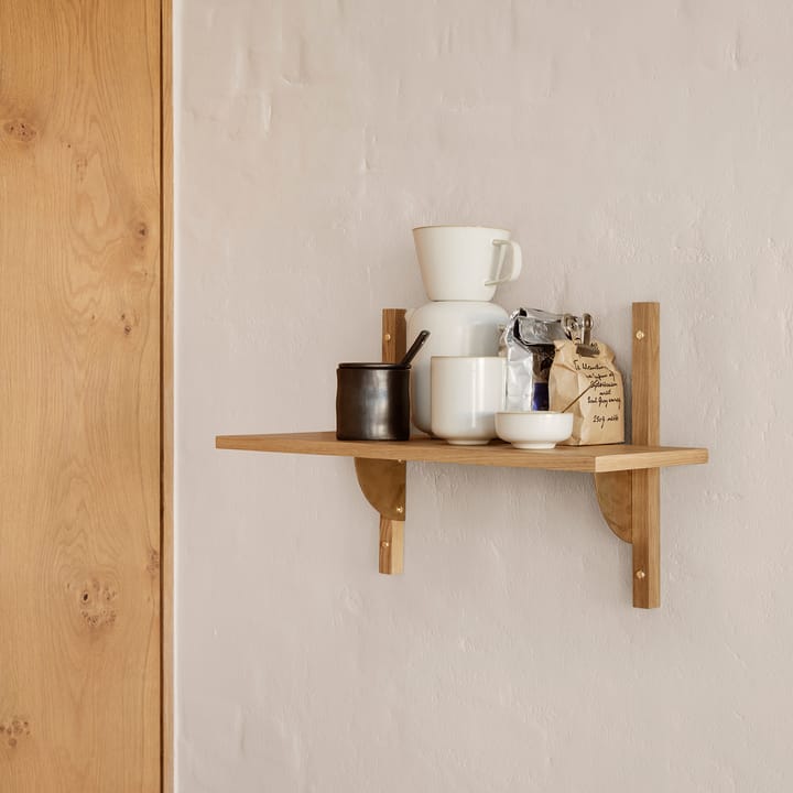 Étagère Sector S/S, Chêne-laiton Ferm Living