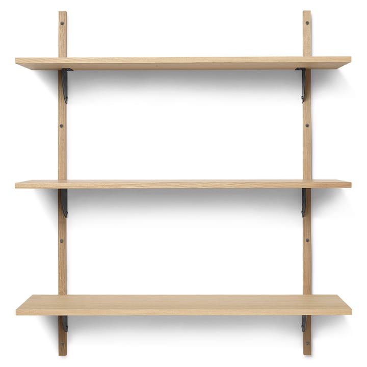 Étagère Sector triple wide - Chêne-noir - Ferm Living
