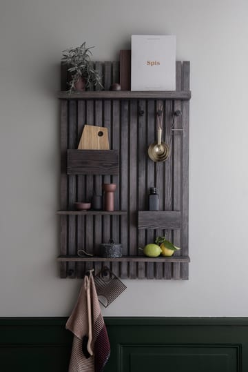 Étagère Wooden Multi Shelf - Frêne teinté foncé - ferm LIVING