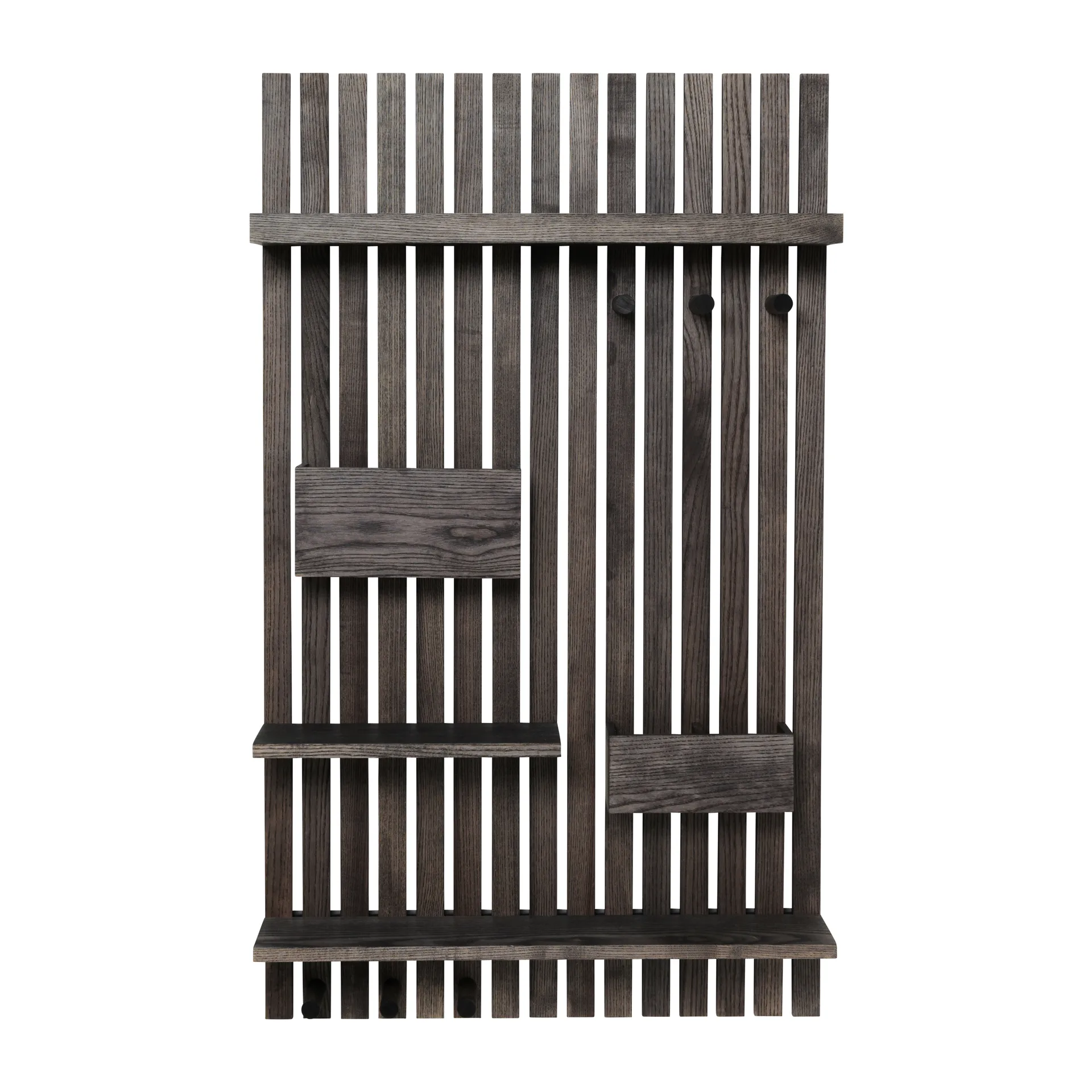 Étagère Wooden Multi Shelf, Frêne teinté foncé Ferm Living