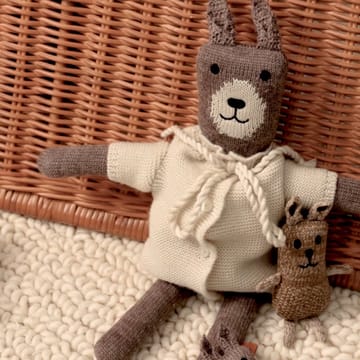 Famille de lapins tricotés Lee merino - 4 pièces - ferm LIVING