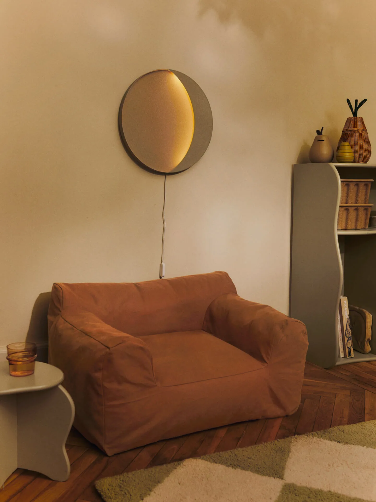 Fauteuil Billow bean bag, Tan Ferm Living