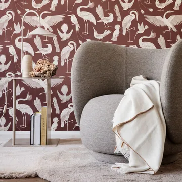 Fauteuil de salon Rico - brown, brushed - Ferm Living