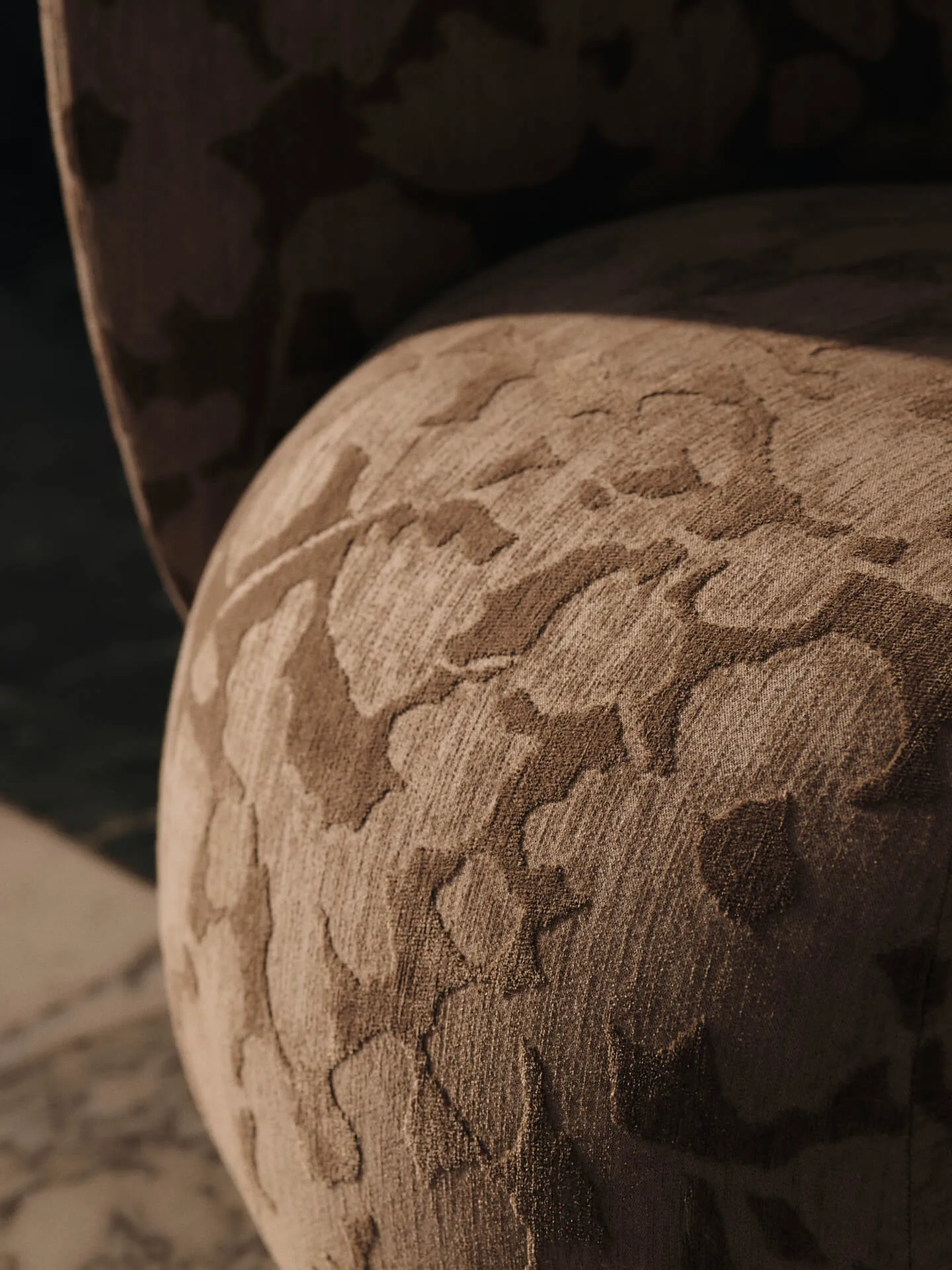 Fauteuil de salon Rico, Cilla-Taupe Ferm Living