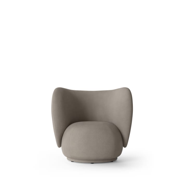 Fauteuil de salon Rico - warm grey, brushed - ferm LIVING