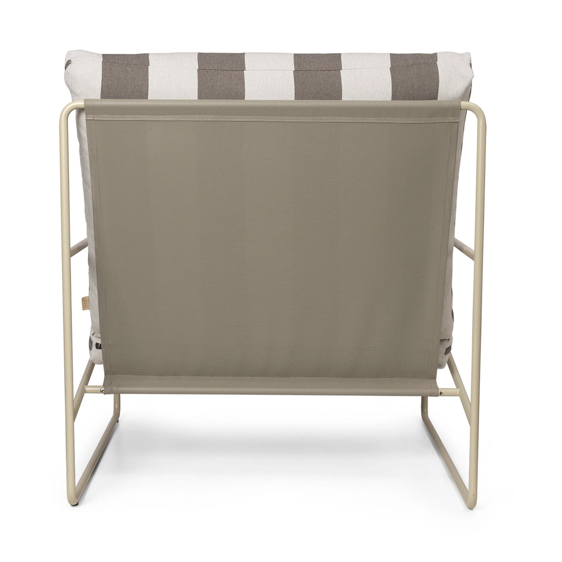 Fauteuil Desert, Cash stripe-chocolate
 Ferm Living